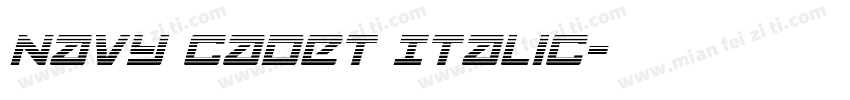 Navy Cadet Italic字体转换